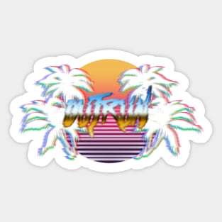 OUTRUN SUN #2 Sticker